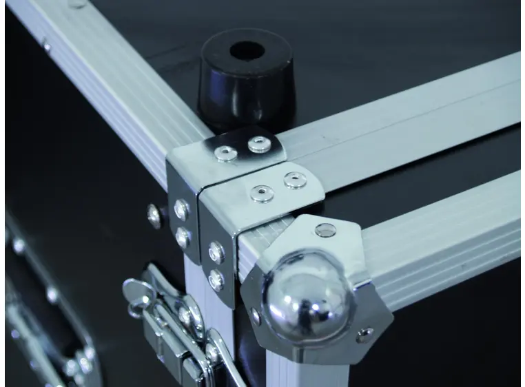 Effect rack CO DD, D:36cm, 10U, svart 